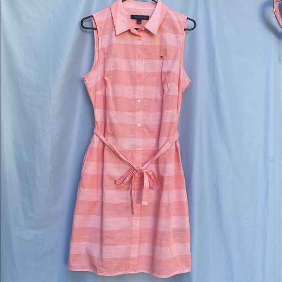 Tommy Hilfiger Pink Striped Dress - Picture 1 of 4